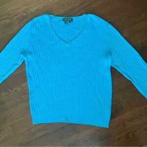 Ralph Lauren Blue cableknit Sweater